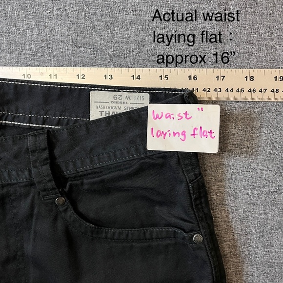 Diesel Thavar-A Stretch Slim Skinny Pants - Men's Size 29*31 - Black - Picture 7 of 13